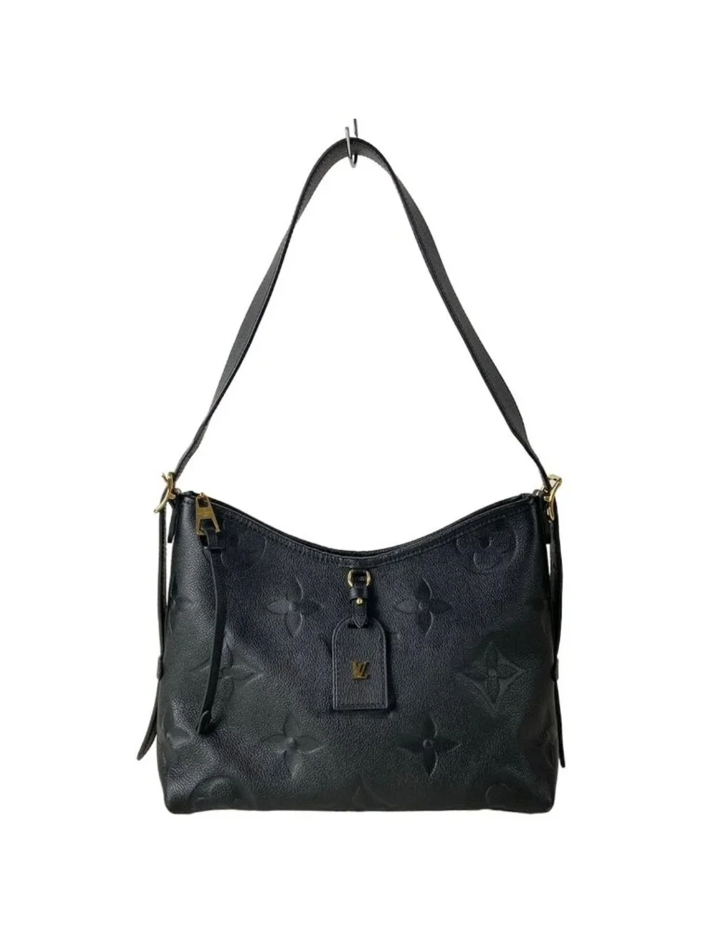 Louis Vuitton Shoulder Bag Monogram Empreinte Carry All Zip Nmpm Noir Leather